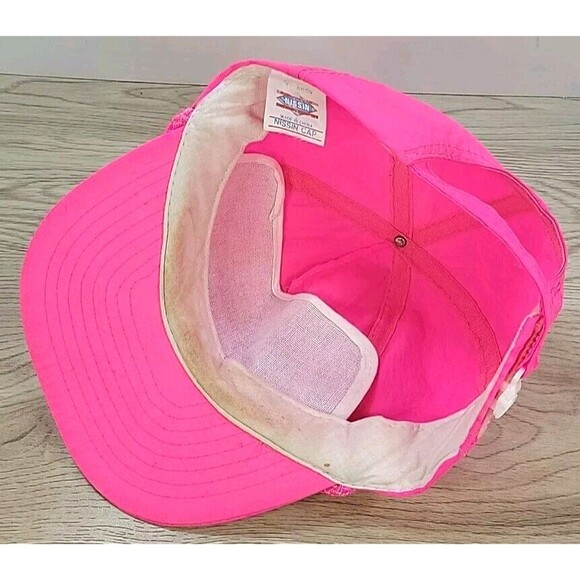 Vintage Nissin Zipper Strap Rope Hat ~ Microsoft Network Computing Hat - Picture 8 of 12